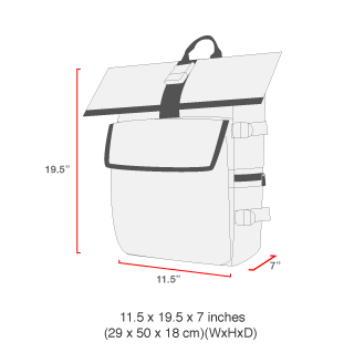 size chart Silvercup Backpack