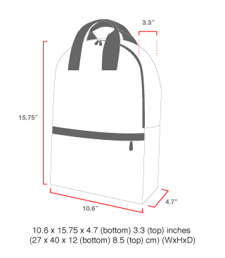 Size Chart Waxed Nylon Governors Backpack