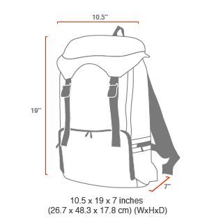 size chart Hiker Backpack 3