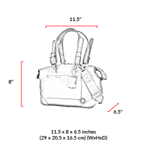 size chart Lafayette Waxed Duffel Bag (XS)