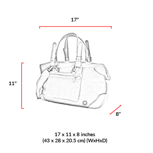 size chart Lafayette Wool Duffel Bag (M)
